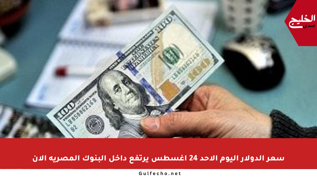 سعر الدولار اليوم الأحد 24 أغسطس يرتفع داخل البنوك المصرية الآن